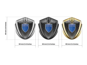 Dacia Metall Kuppel Emblem High-End Design Drift Look